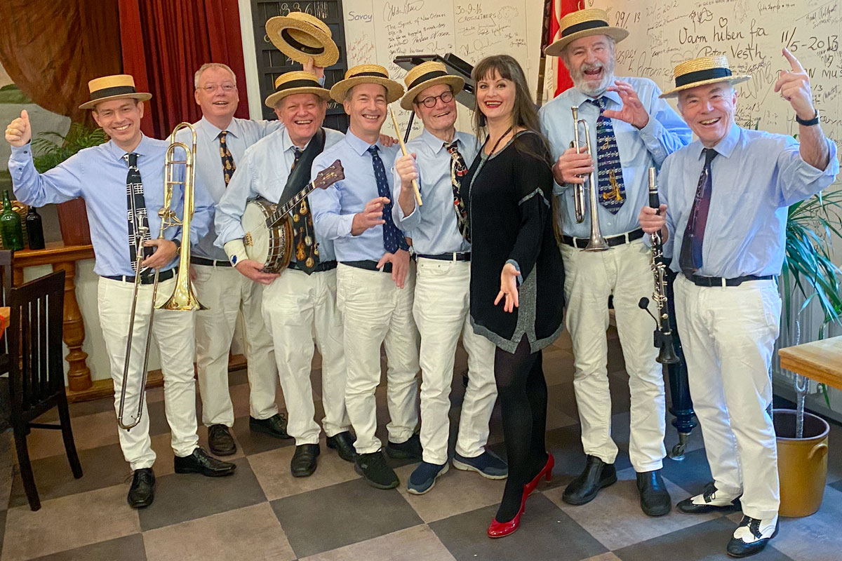 Blå Mandag Jazzband (DK) zum Internationalen Dixieland Festival Dresden
