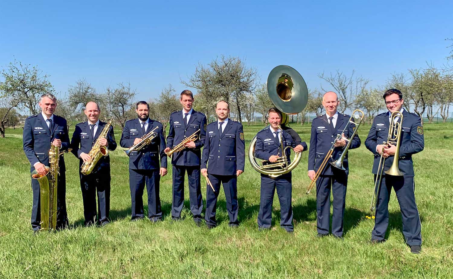 Brass Band des Polizeiorchesters Sachsen zum Internationalen Dixieland Festival Dresden