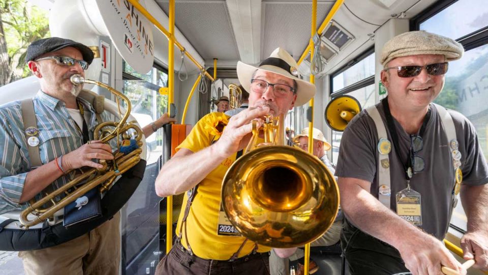Dixietram Jazzrundfahrt<br>(Freitag, 1. Fahrt)