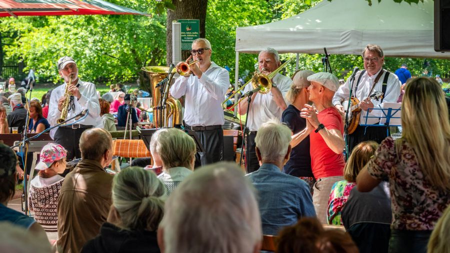 Heide-Dixieland, Biergarten Hofewiese, Foto: Hendrik Meyer